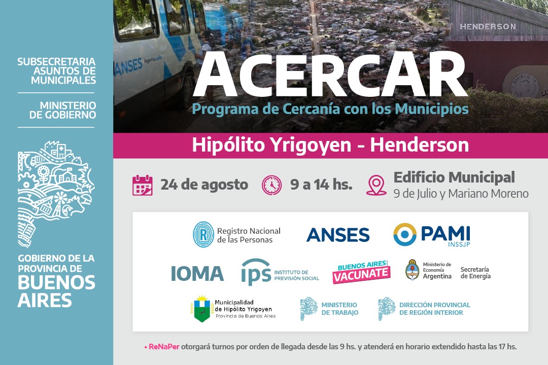 ReNaPer extiende el horario de turnos