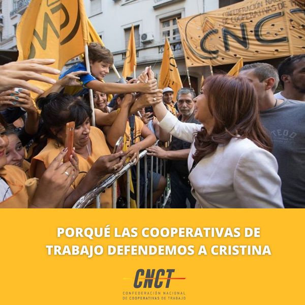 EL COOPERATIVISMO DE TRABAJO EN ARGENTINA BANCA A CRISTINA