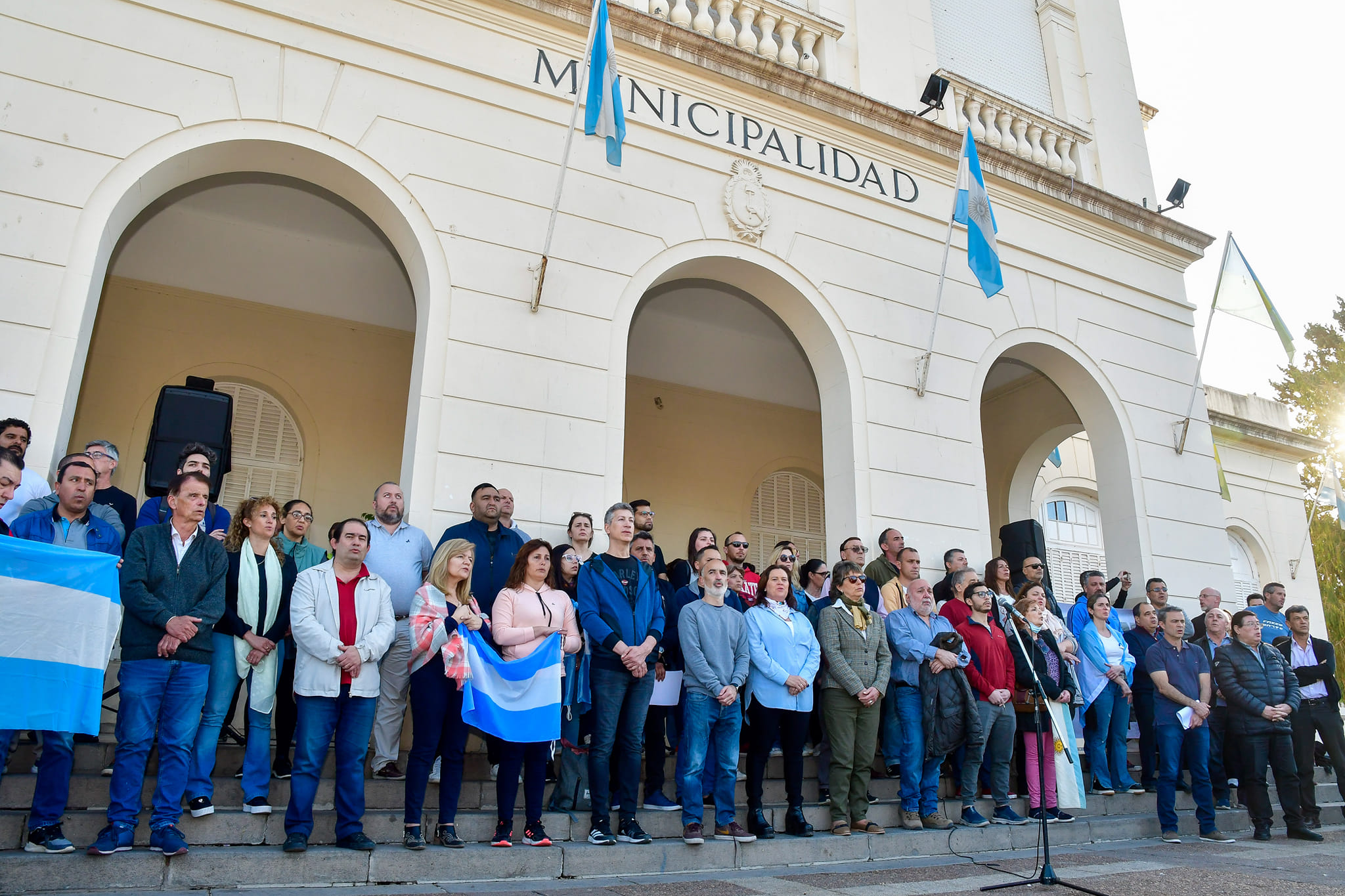 Concentración en General Pico: Pedimos paz social y garantizar la democracia, no naturalicemos el odio y la violencia
