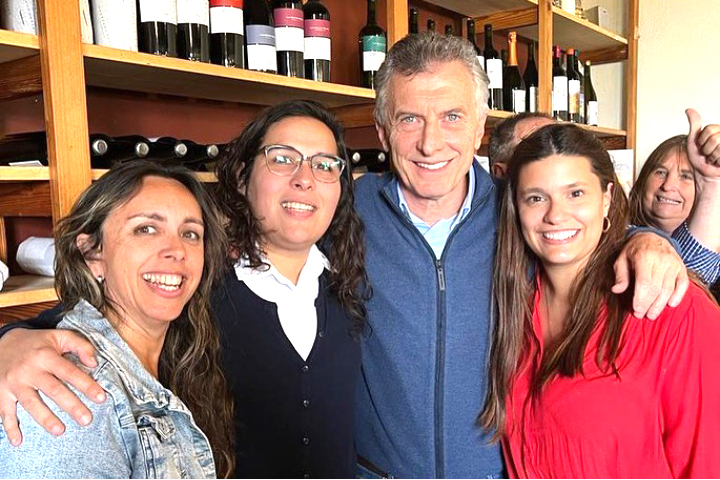 El Pro de Rivadavia presente en el almuerzo con el ex Presidente Mauricio Macri