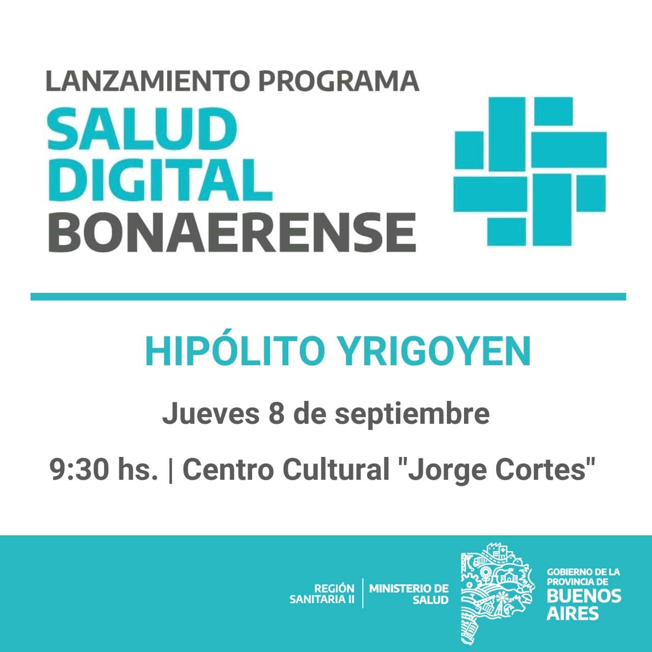 Hipólito Yrigoyen: Programa de salud digital