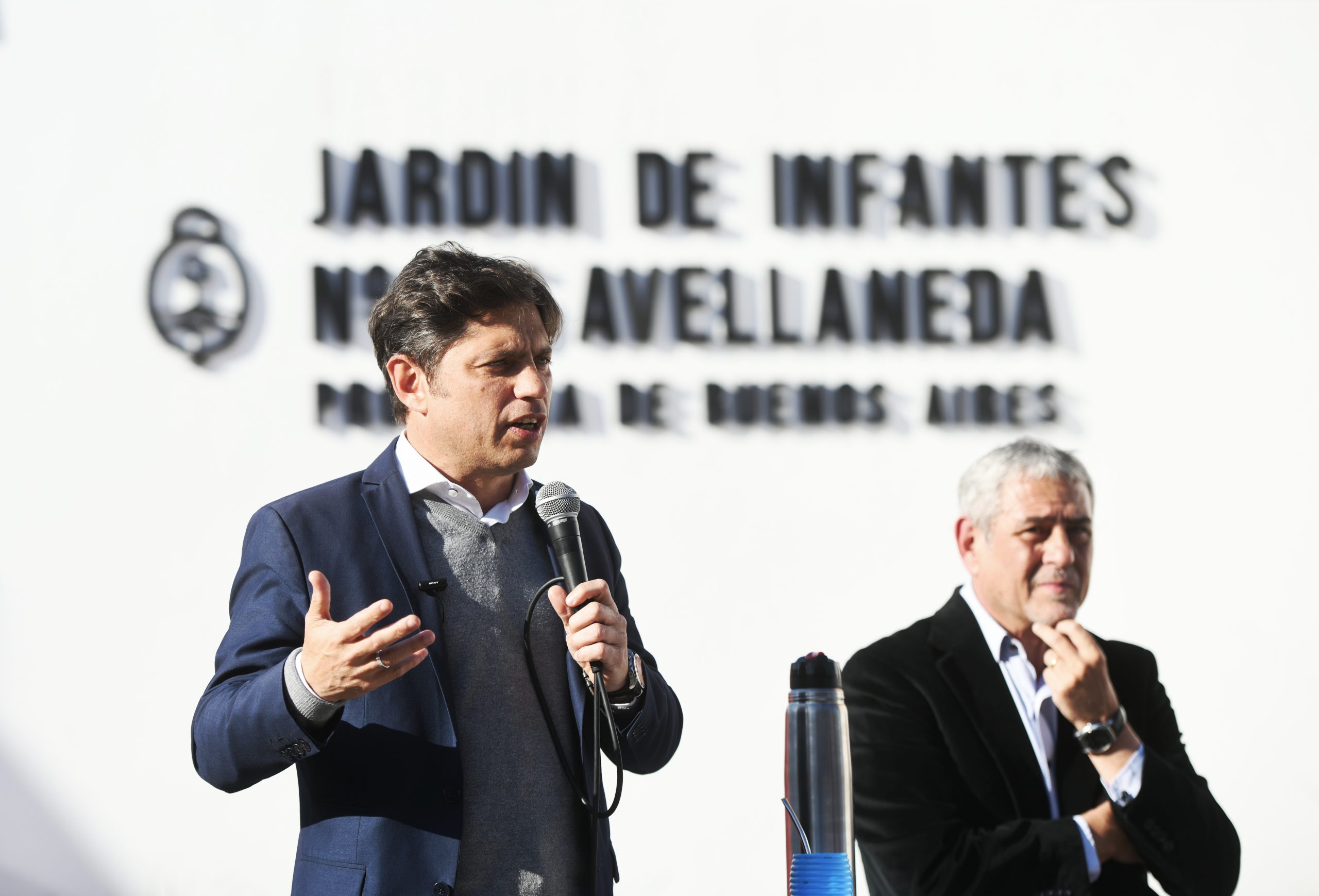 Kicillof inauguró los edificios de dos jardines de infantes en Avellaneda