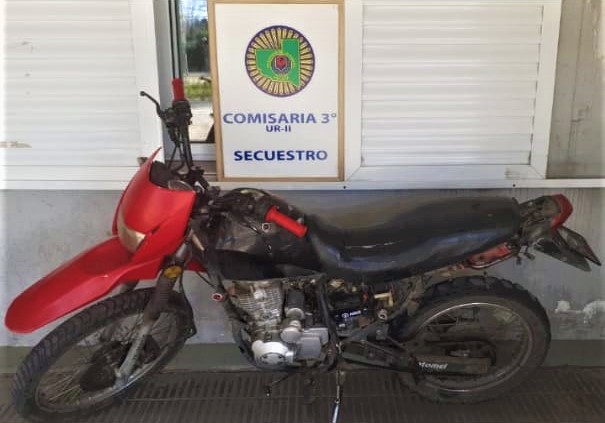 Gral. Pico: Personal de Comisaría Tercera logró recuperar una motocicleta que había sido robada