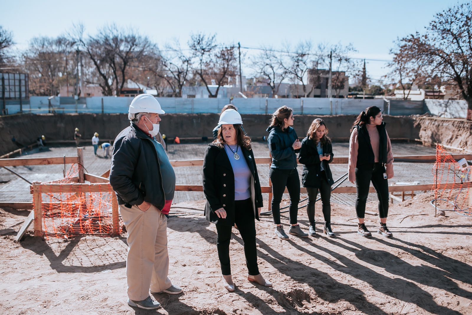 AVANZAN LAS OBRAS DE LA NUEVA CISTERNA DE AGUA
