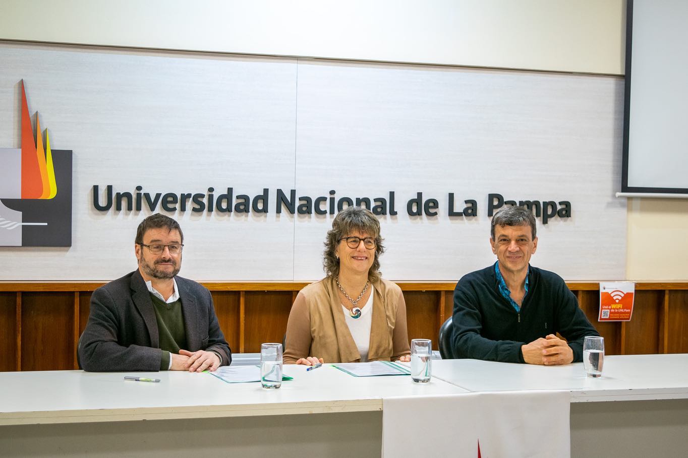 La Vicerrectora María Ema Martin recibió ministro de Educación de la provincia Pablo Maccione