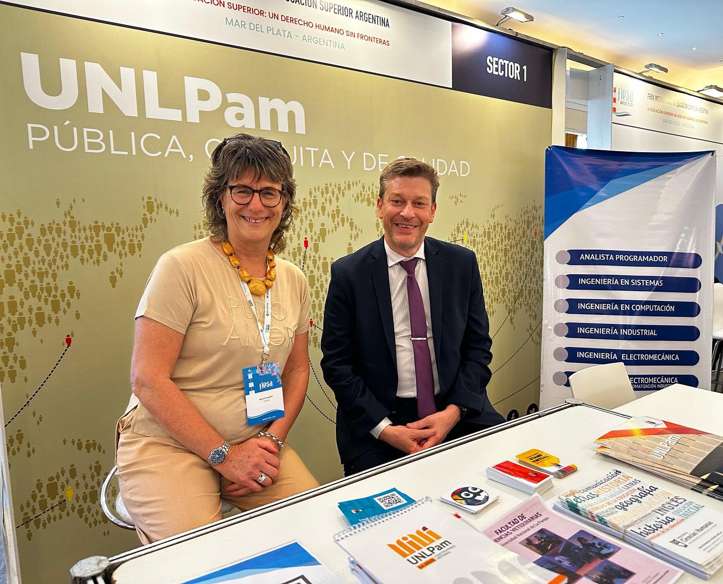 UNLPam presente en distintos eventos universitarios realizados en Mar del Plata