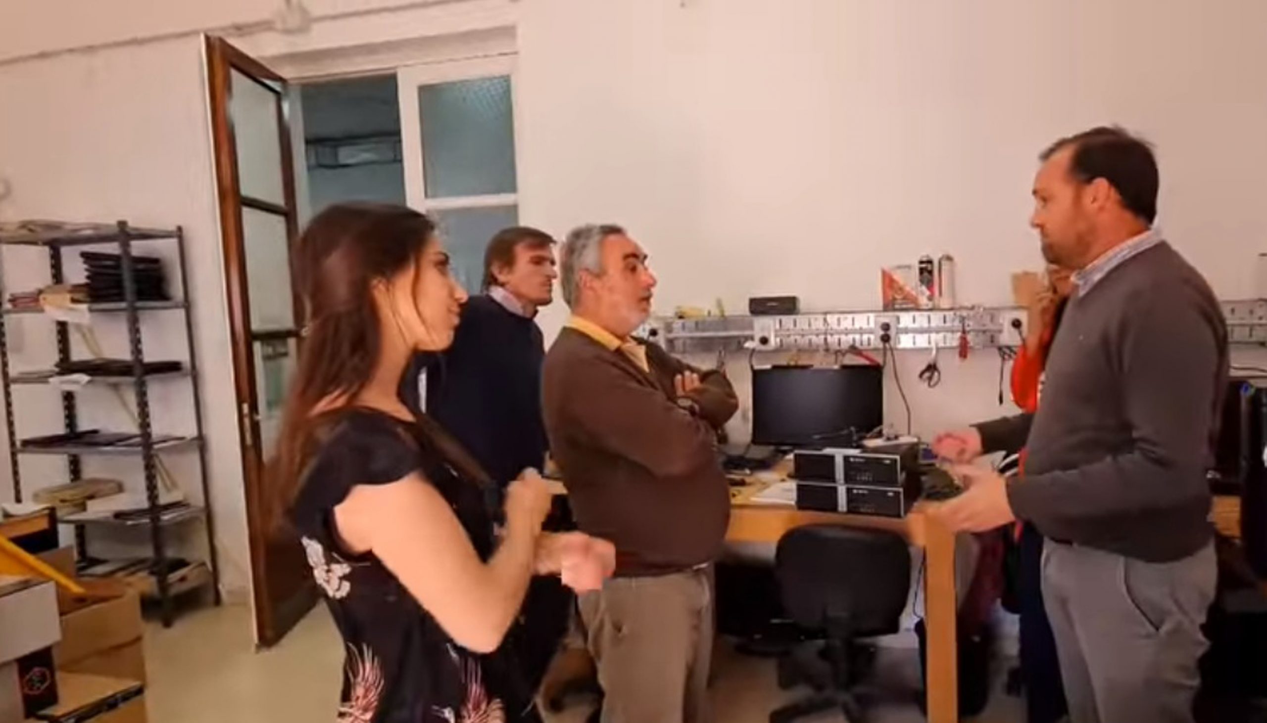 VÍDEO DE LA VISITA DEL INTENDENTE MIGUEL ÁNGEL FERNANDEZ EN AMÉRICA