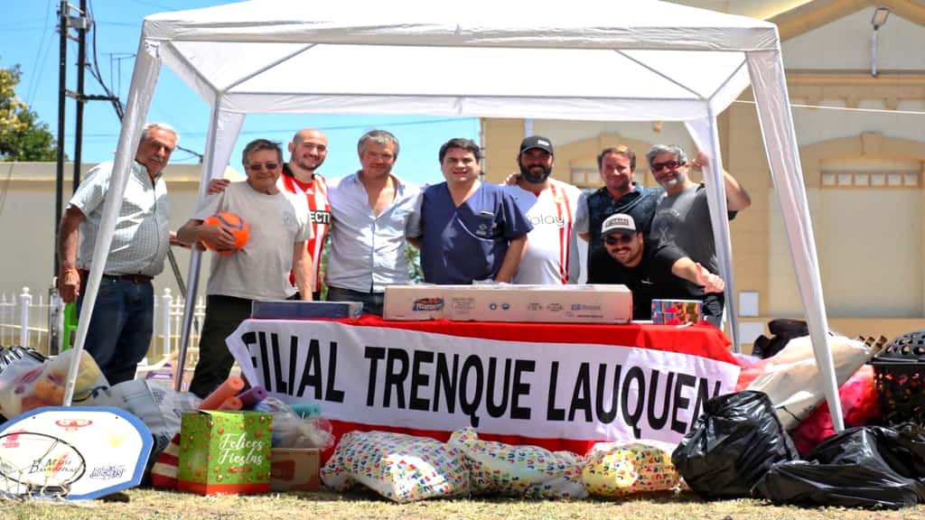 EL CLUB ESTUDIANTES DE LA PLATA HIZO AL MUNICIPIO UNA DONACIÓN DE ELEMENTOS REUNIDOS EN UNA COLECTA