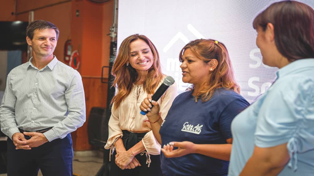 La ministra Victoria Tolosa Paz encabezó el sexto sorteo de “Mi Pieza” en el partido bonaerense 