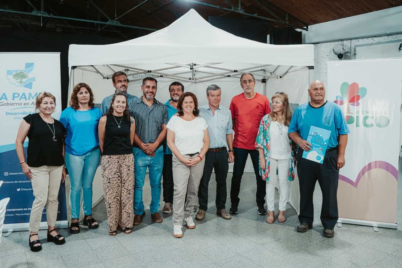 GENERAL PICO RECIBIÓ GAZEBOS, MAQUINARIAS Y HERRAMIENTAS PARA EL DESARROLLO DE LA ECONOMÍA SOCIAL