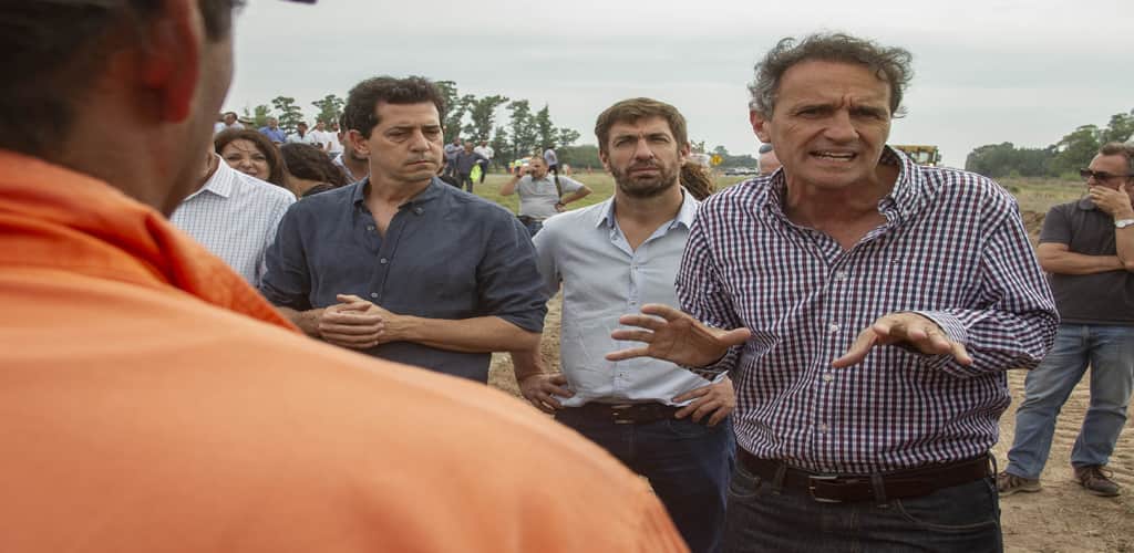 Katopodis y De Pedro iniciaron las obras para transformar en autopista la Ruta Nacional 5