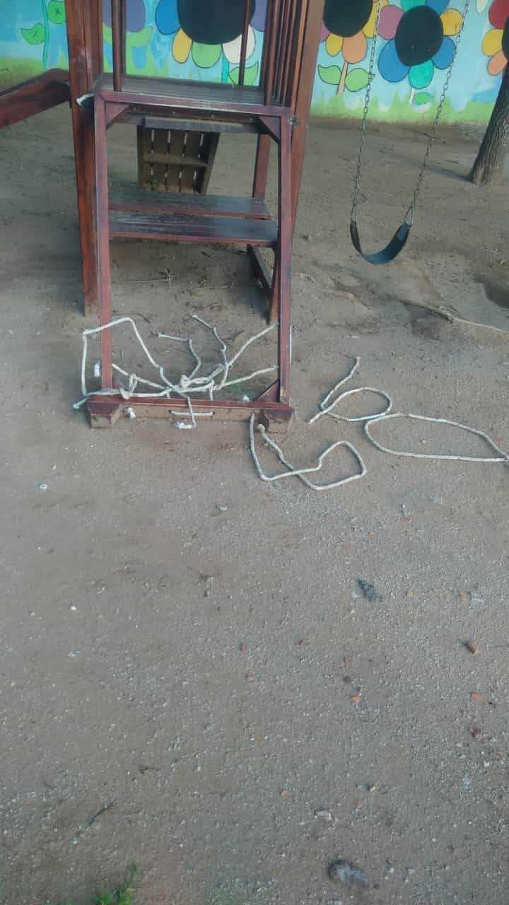 OTRA VEZ VANDALISMO EN CASA DEL NIÑO