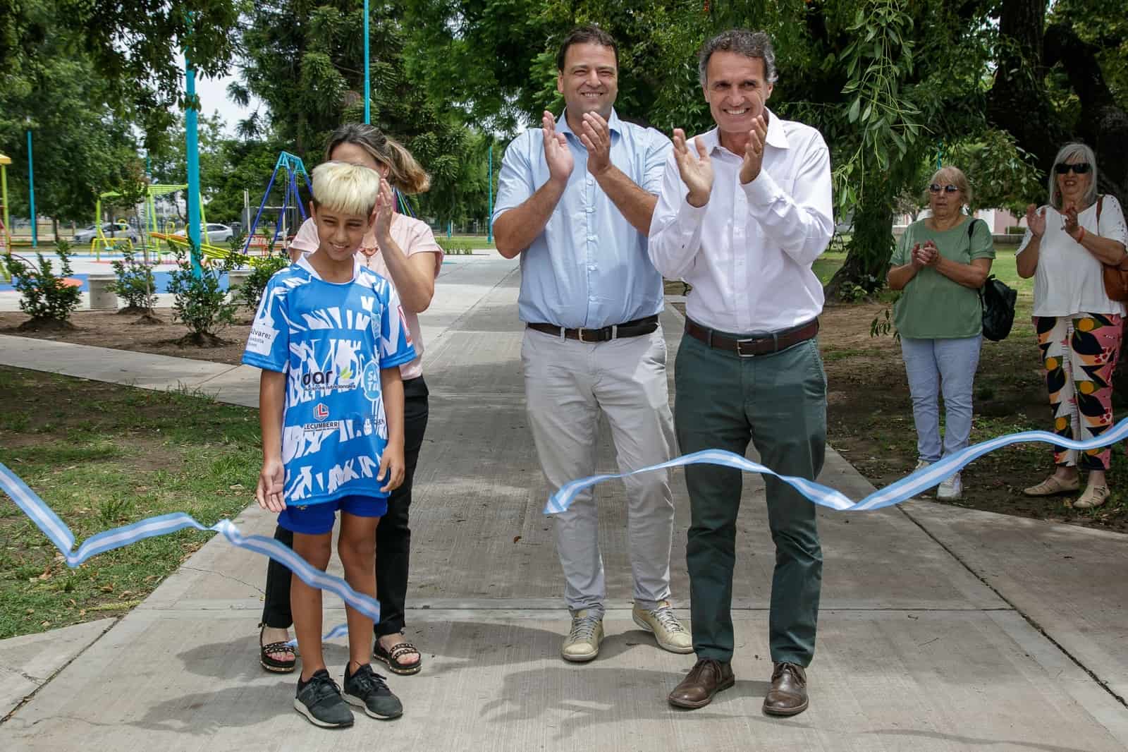Katopodis visitó 9 de Julio e inauguró la Plaza Italia