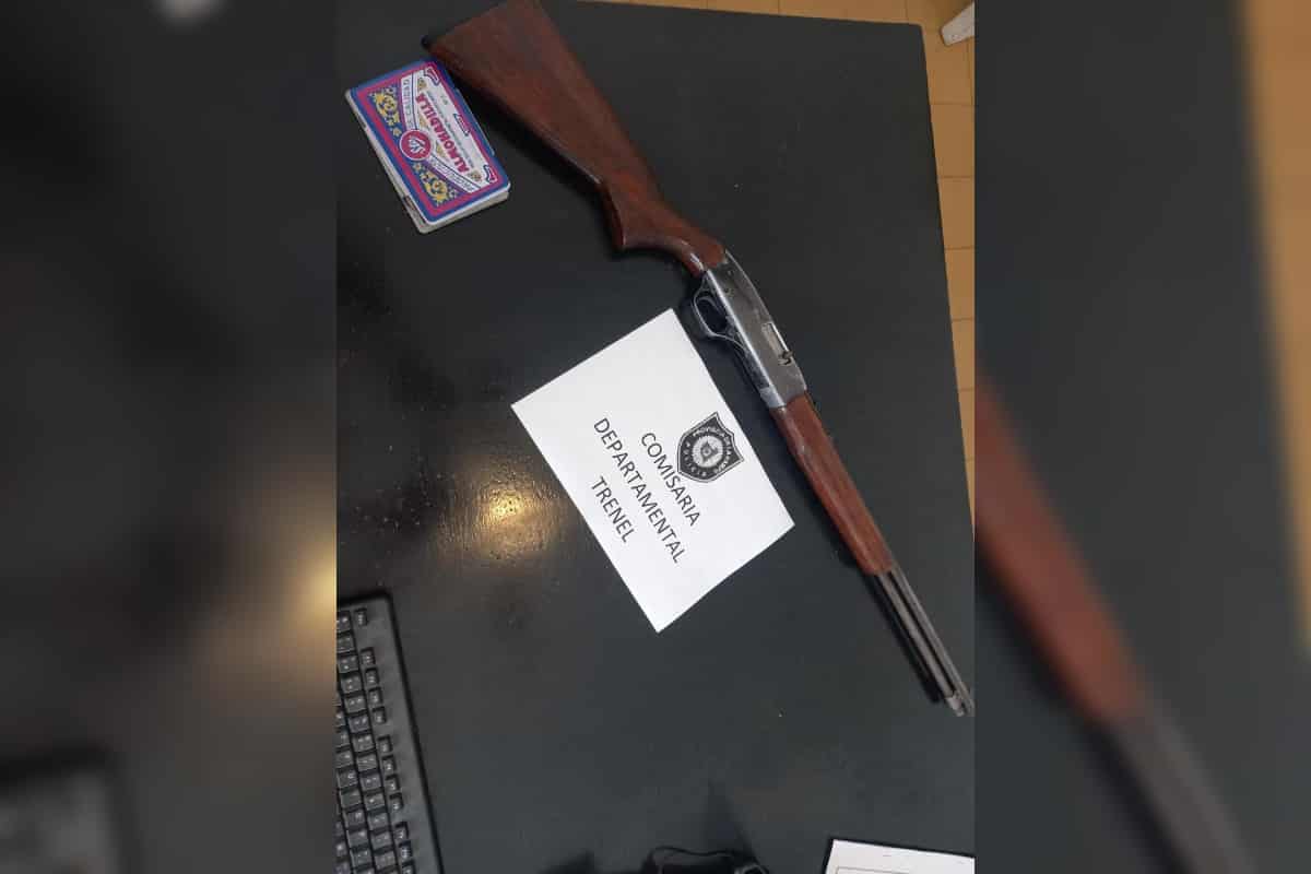 Intervención policial: Amenazas calificadas con uso de arma