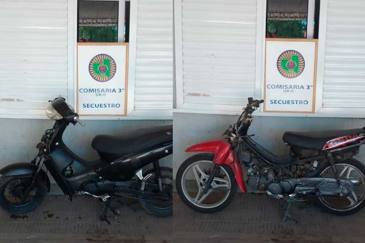 La Policía recuperó 2 motos que habían sido robadas
