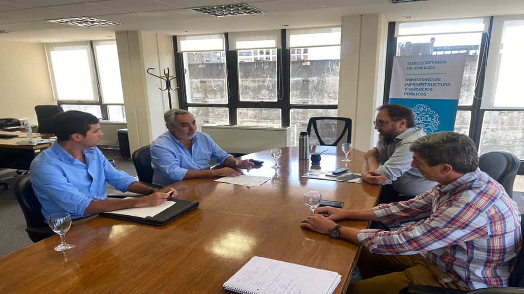 GESTIONES DEL INTENDENTE ANTE FUNCIONARIOS DE ENERGÍA DE LA PROVINCIA