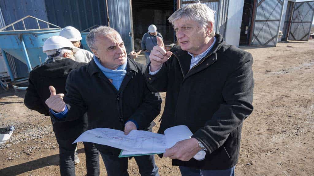 Sergio Ziliotto recorrió la obra para garantizar agua potable a Santa Rosa y Gral. Pico