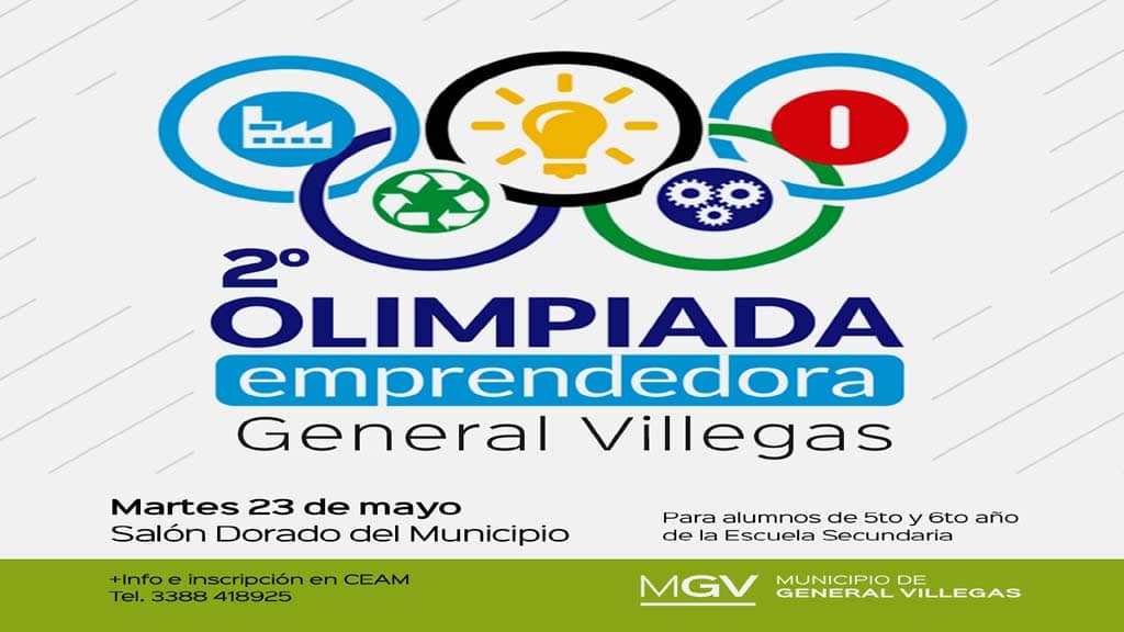 Convocatoria: Segunda Olimpíada Emprendedora del Partido de General Villegas