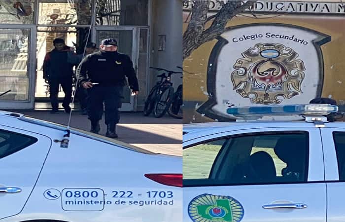Urgente: Incidente escolar, con final policial
