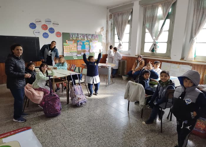SE REALIZARON ACTIVIDADES RECREATIVAS PARA NIÑOS/AS EN LA ESCUELA Nº 11 DE MARTÍN FIERRO