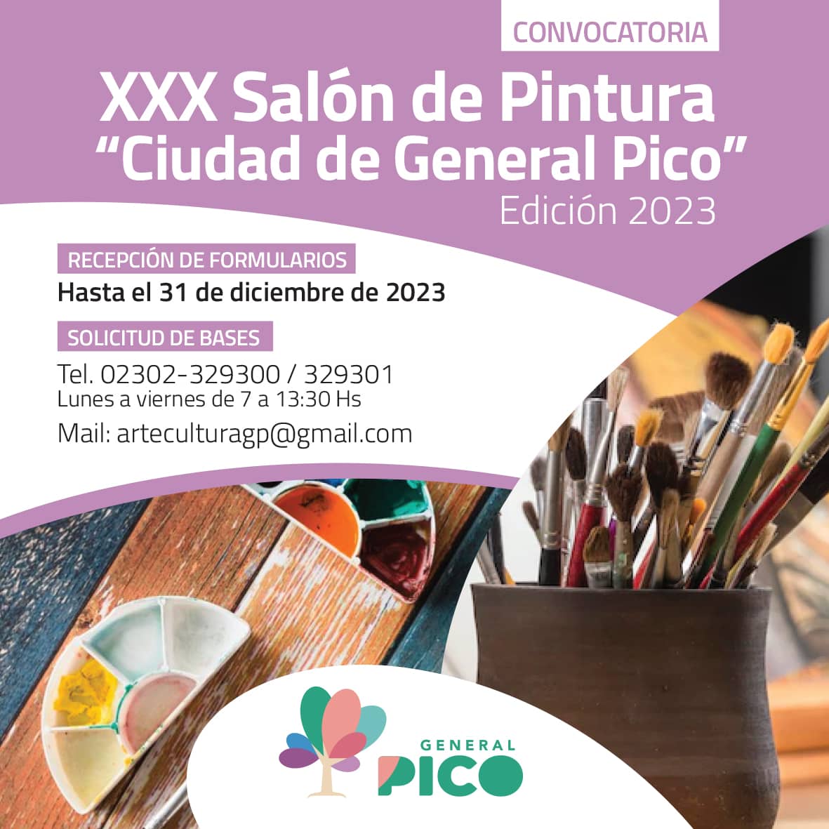 LA CONVOCATORIA AL XXX SALÓN DE PINTURA SE MANTENDRÁ ABIERTA HASTA FIN DE AÑO