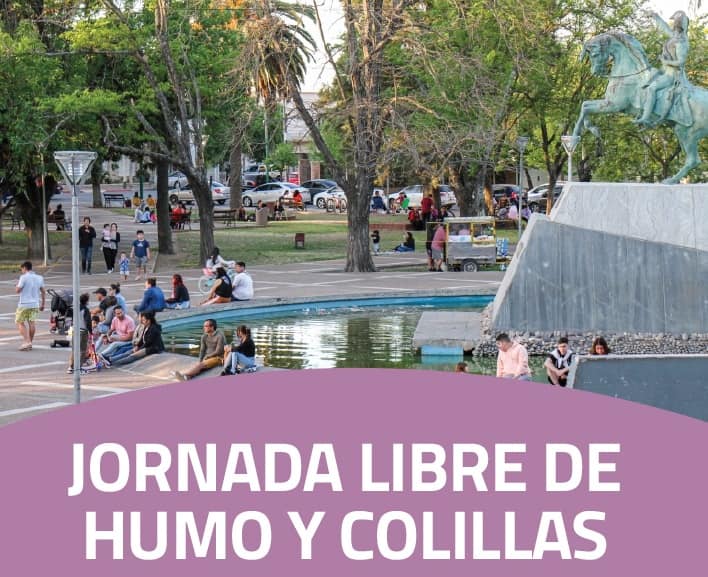 REALIZARÁN UNA “JORNADA LIBRE DE HUMO Y COLILLAS”
