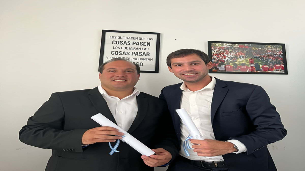 FRANCISCO RECOULAT Y VALENTÍN MIRANDA RECIBIERON LOS DIPLOMAS QUE LOS CONSAGRAN INTENDENTE Y DIPUTADO