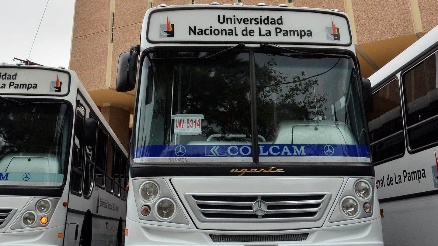 UNLPam: Transporte Gratuito al centro Universitario