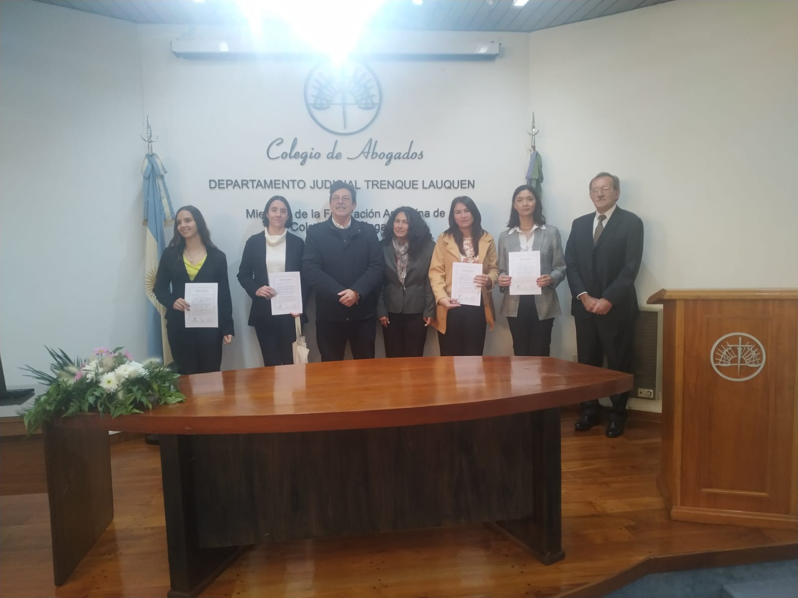 4 Nuevos Profesionales se Incorporan a la Matrícula del CADJTL 