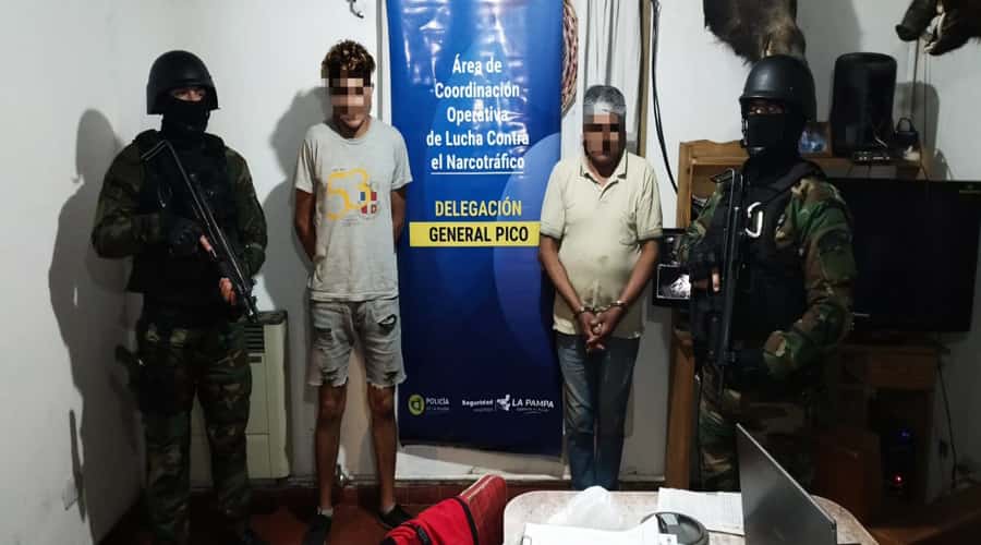 Secuestran droga y detienen a dos personas en General Pico
