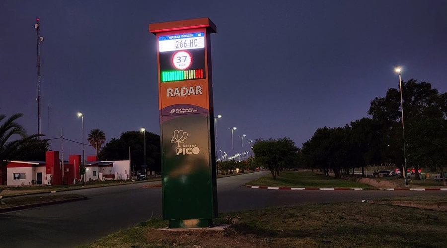 General Pico: Se activó el primer Tótem Inteligente de seguridad y prevención