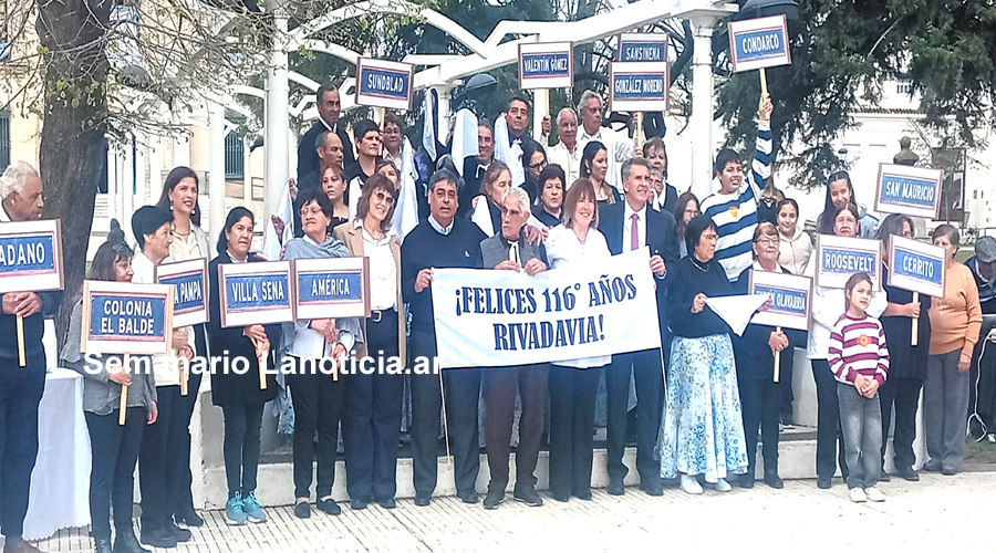 116º Aniversario de Rivadavia: una historia que nos une y late en lo más profundo de vuestros corazones